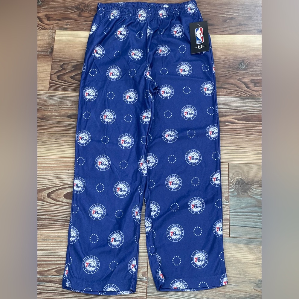 New S (8) NBA 76er’s Kids‎ Pajamas - Blue 610
